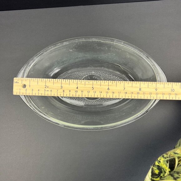 Vintage Glasbake 1 Qt #J235 Oval Glass Casserole Baking Dish No Lid - Picture 2 of 5